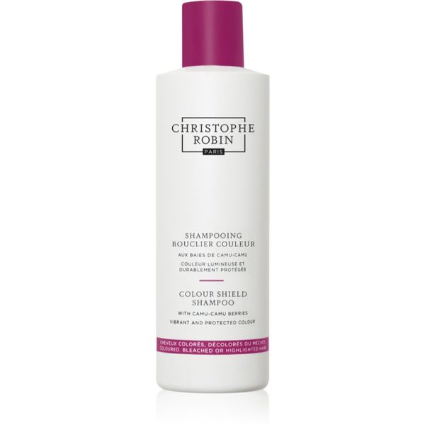 Christophe Robin Christophe Robin Color Shield Shampoo with Camu-Camu Berries подхранващ шампоан  за боядисана коса и коса с кичури 250 мл.