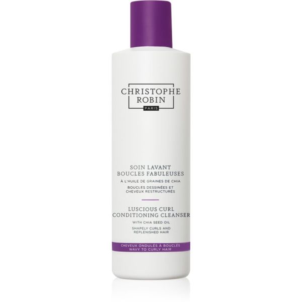 Christophe Robin Christophe Robin Luscious Curl Conditioning Cleanser with Chia Seed Oil почистващ балсам за чуплива и къдрава коса 250 мл.