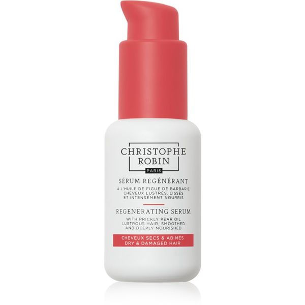 Christophe Robin Christophe Robin Regenerating Serum with Prickly Pear Oil регенериращ серум за суха, увредена и химически третирана коса 50 мл.