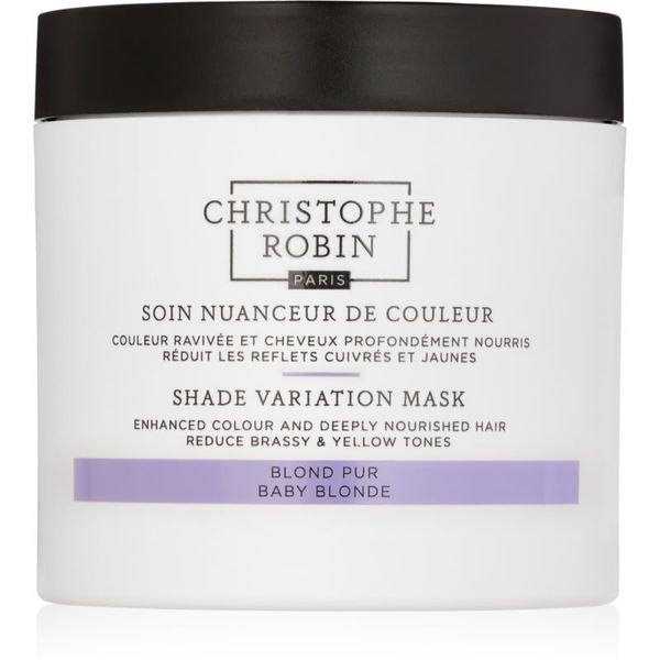 Christophe Robin Christophe Robin Shade Variation Mask подхранваща маска - крем За коса цвят Baby Blond 250 мл.