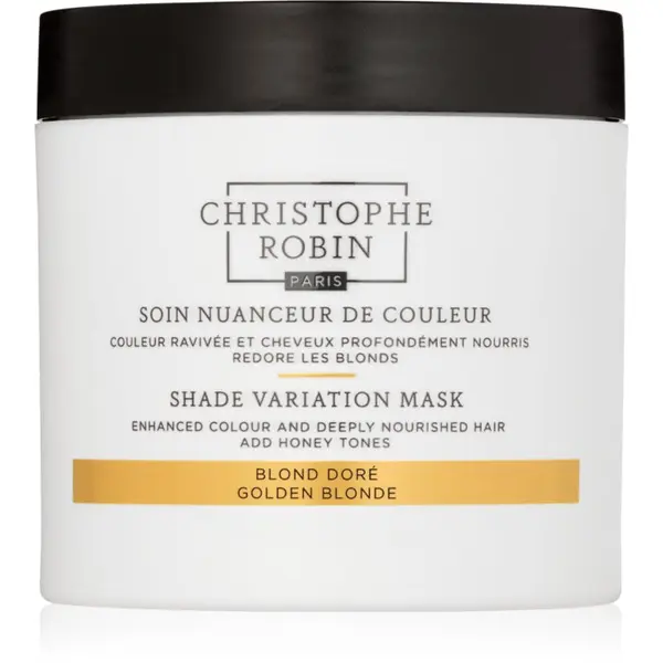 Christophe Robin Christophe Robin Shade Variation Mask подхранваща маска - крем За коса цвят Golden Blond 250 мл.