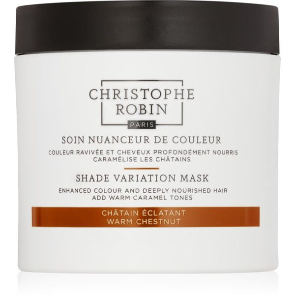 Christophe Robin Christophe Robin Shade Variation Mask подхранваща маска - крем За коса цвят Warm Chesnut 250 мл.