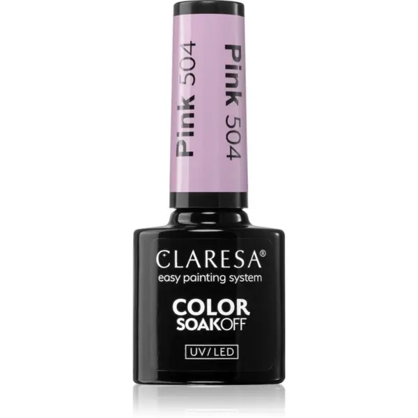 Claresa Claresa SoakOff UV/LED Color Balloon Journey гел лак за нокти цвят Pink 504 5 гр.