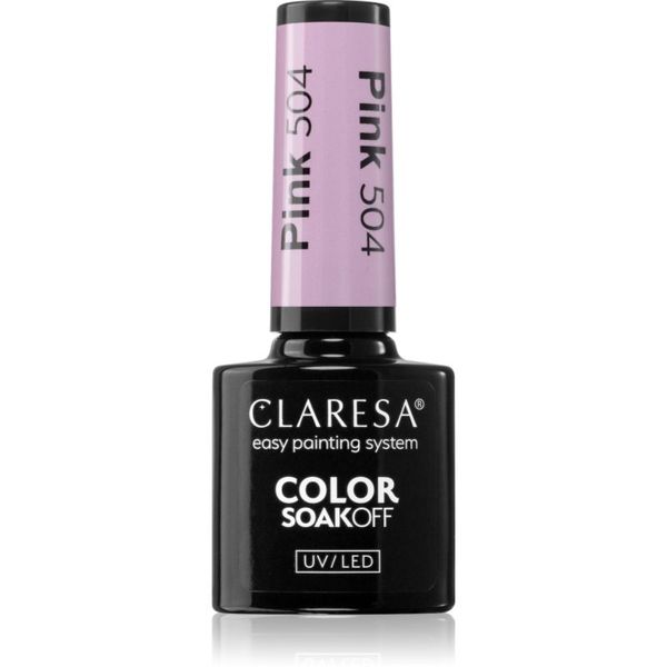 Claresa Claresa SoakOff UV/LED Color Balloon Journey гел лак за нокти цвят Pink 504 5 гр.