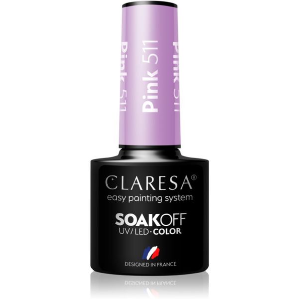 Claresa Claresa SoakOff UV/LED Color Balloon Journey гел лак за нокти цвят Pink 511 5 гр.