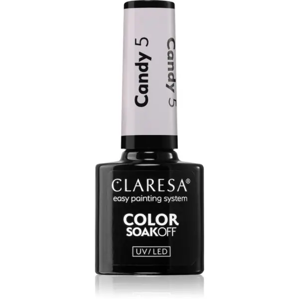 Claresa Claresa SoakOff UV/LED Color Candy гел лак за нокти цвят 5 5 гр.