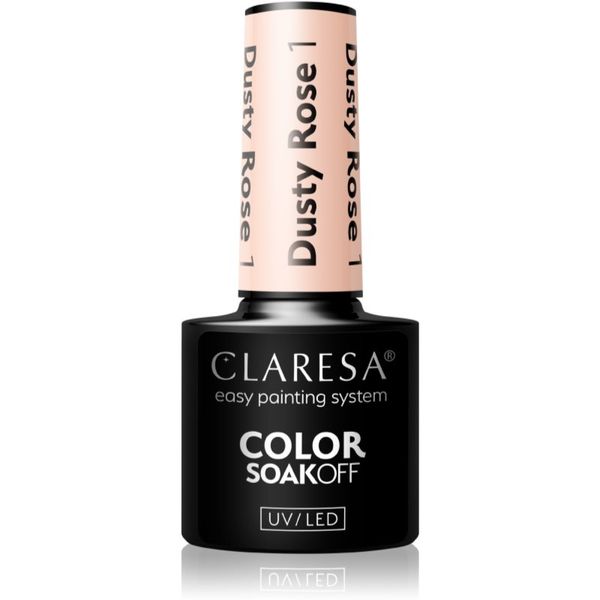 Claresa Claresa SoakOff UV/LED Color Dusty Rose гел лак за нокти цвят 1 5 гр.