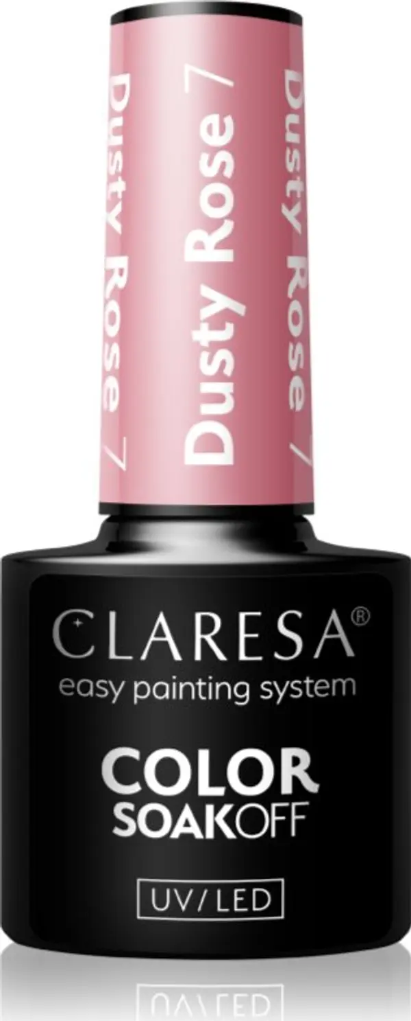 Claresa Claresa SoakOff UV/LED Color Dusty Rose гел лак за нокти цвят 7 5 гр.