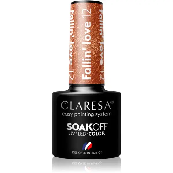 Claresa Claresa SoakOff UV/LED Color Fallin' Love гел лак за нокти цвят 12 5 гр.