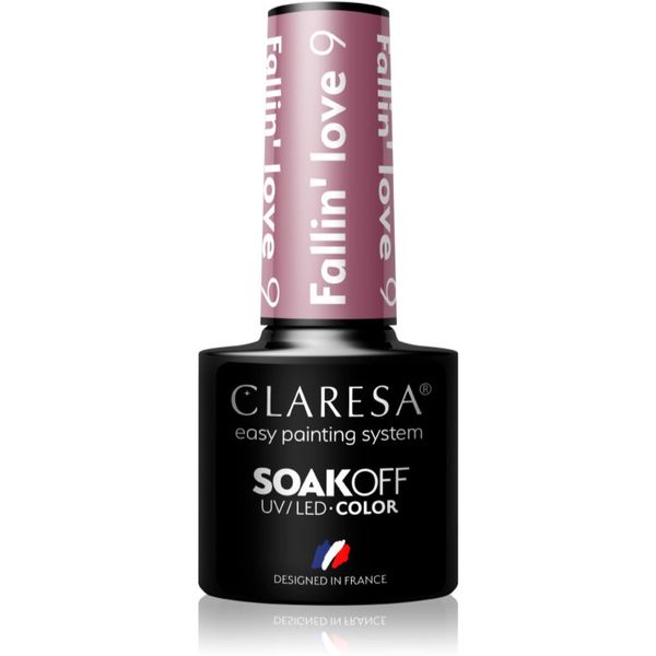 Claresa Claresa SoakOff UV/LED Color Fallin' Love гел лак за нокти цвят 9 5 гр.