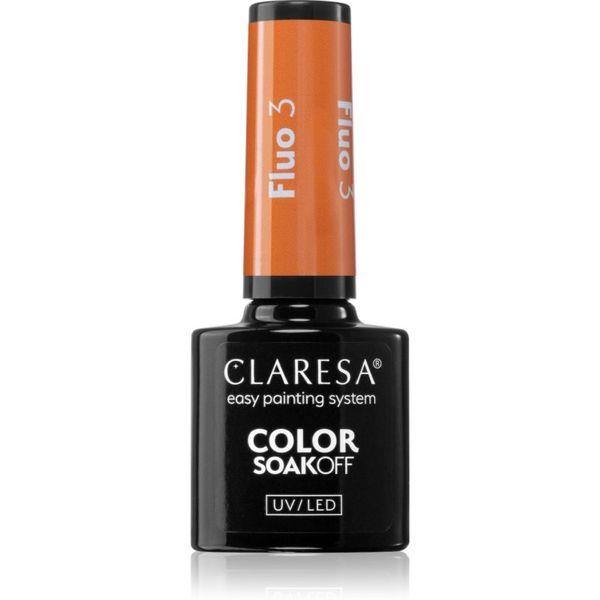 Claresa Claresa SoakOff UV/LED Color Fluo гел лак за нокти цвят 3 5 гр.