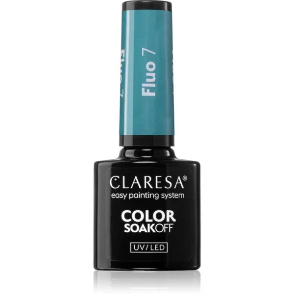 Claresa Claresa SoakOff UV/LED Color Fluo гел лак за нокти цвят 7 5 гр.