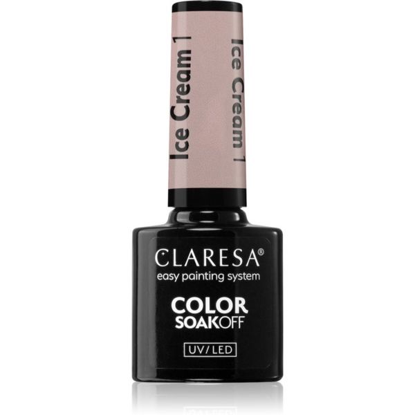 Claresa Claresa SoakOff UV/LED Color Ice Cream гел лак за нокти цвят 1 5 гр.