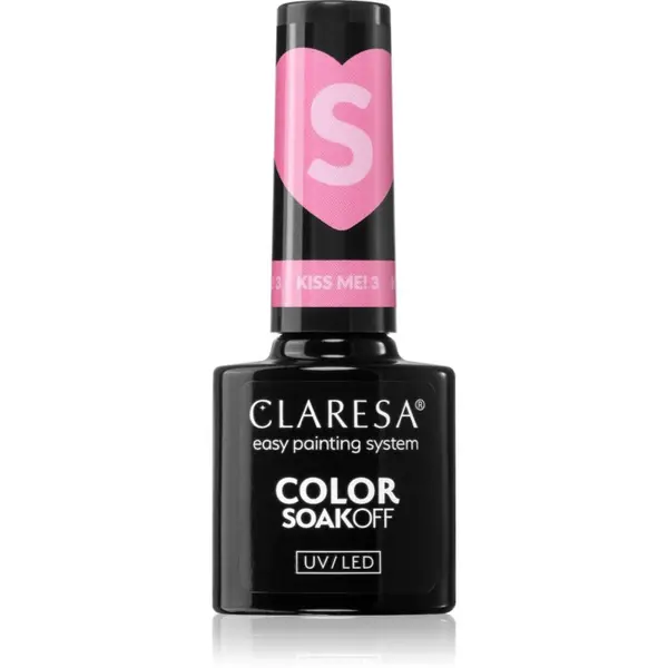Claresa Claresa SoakOff UV/LED Color Kiss Me гел лак за нокти цвят 5 гр.