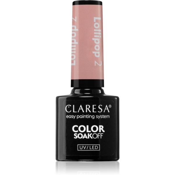 Claresa Claresa SoakOff UV/LED Color Lollipop гел лак за нокти цвят 2 5 гр.