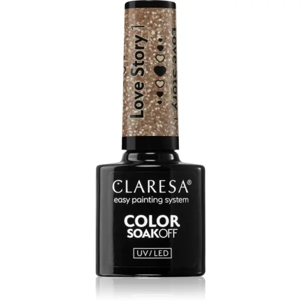 Claresa Claresa SoakOff UV/LED Color Love Story гел лак за нокти цвят 1 5 гр.