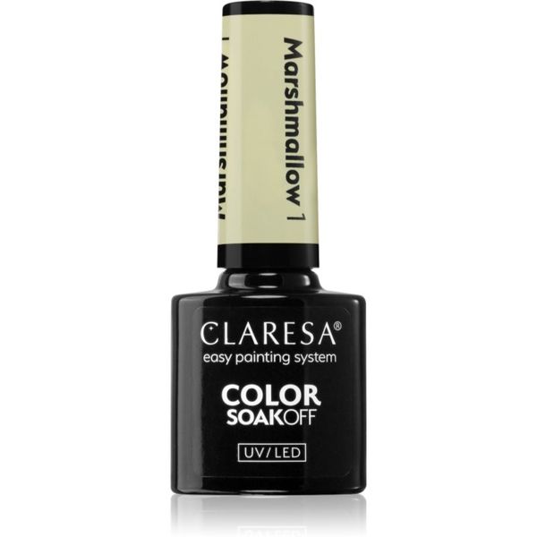 Claresa Claresa SoakOff UV/LED Color Marshmallow гел лак за нокти цвят 1 5 гр.