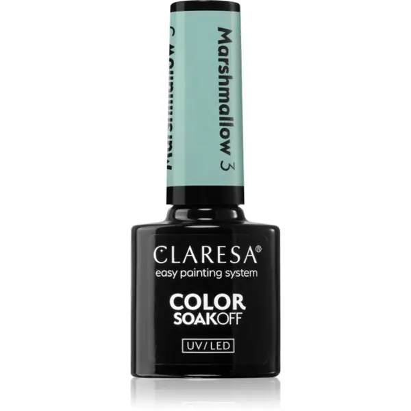 Claresa Claresa SoakOff UV/LED Color Marshmallow гел лак за нокти цвят 3 5 гр.