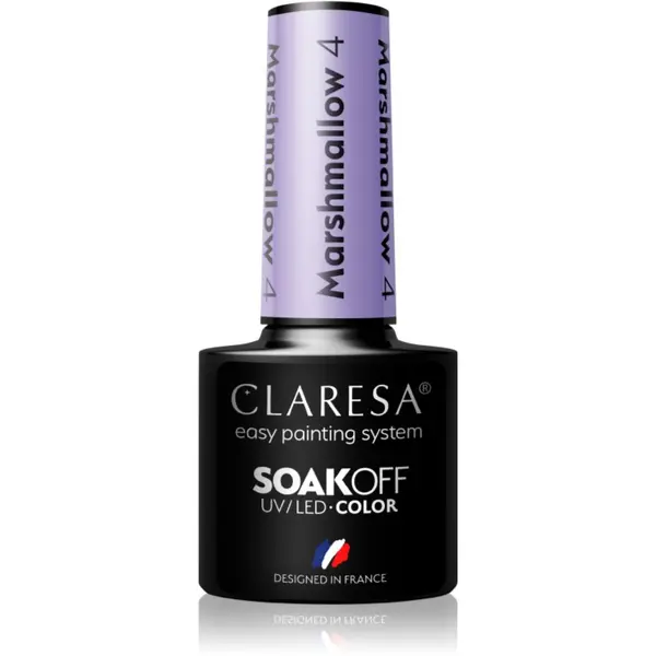 Claresa Claresa SoakOff UV/LED Color Marshmallow гел лак за нокти цвят 4 5 гр.