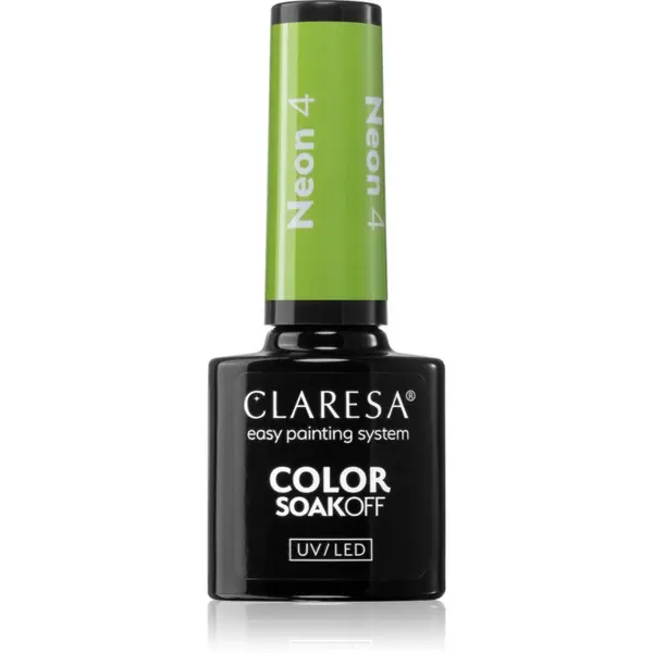 Claresa Claresa SoakOff UV/LED Color Neon гел лак за нокти цвят 4 5 гр.