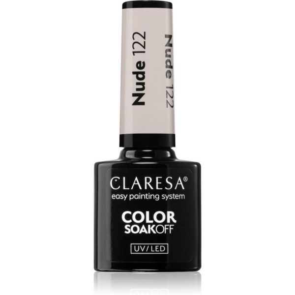 Claresa Claresa SoakOff UV/LED Color Nude гел лак за нокти цвят 122 5 гр.