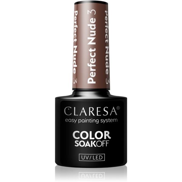 Claresa Claresa SoakOff UV/LED Color Perfect Nude гел лак за нокти цвят 3 5 гр.