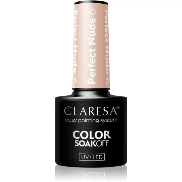Claresa Claresa SoakOff UV/LED Color Perfect Nude гел лак за нокти цвят 6 5 гр.