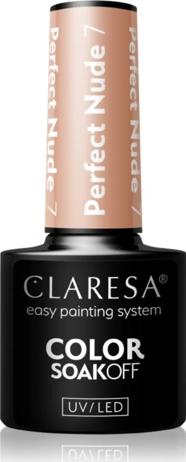 Claresa Claresa SoakOff UV/LED Color Perfect Nude гел лак за нокти цвят 7 5 гр.