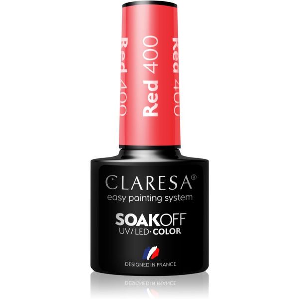 Claresa Claresa SoakOff UV/LED Color Rainbow Explosion гел лак за нокти цвят Red 400 5 гр.