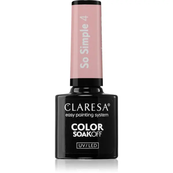 Claresa Claresa SoakOff UV/LED Color So Simple гел лак за нокти цвят 4 5 гр.