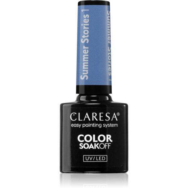 Claresa Claresa SoakOff UV/LED Color Summer Stories гел лак за нокти цвят 1 5 гр.