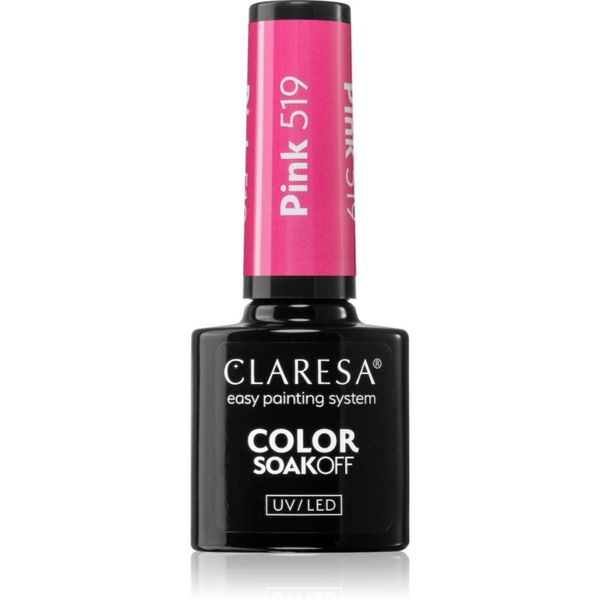 Claresa Claresa SoakOff UV/LED Color Sunny Garden гел лак за нокти цвят Pink 519 5 гр.