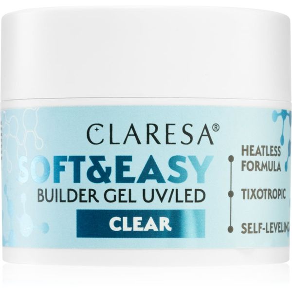 Claresa Claresa Soft&Easy Builder Gel основно гел покритие за нокти цвят Clear 45 гр.