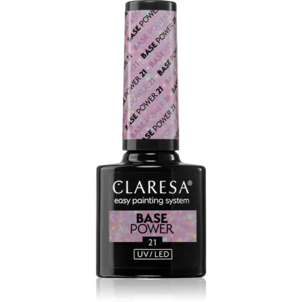 Claresa Claresa UV/LED Base Power основен лак за нокти с гел цвят 21 5 гр.