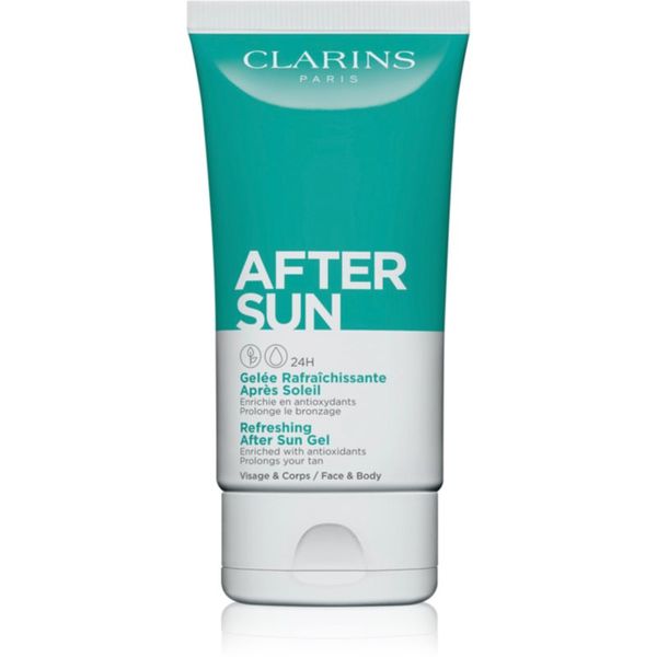 Clarins Clarins After Sun Refreshing After Sun Gel успокояващ гел след слънчеви бани за лице и тяло 150 мл.