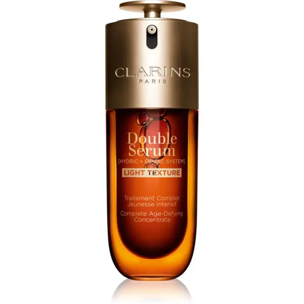 Clarins Clarins Double Serum Light Texture интензивен серум против стареене на кожата 50 мл.