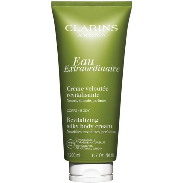 Clarins Clarins Eau Extraordinaire  Revitalizing Silky Body Cream подхранващ крем за тяло за комбинирана към мазна кожа 200 мл.