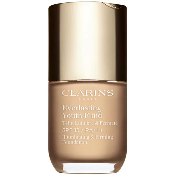 Clarins Clarins Everlasting Youth Fluid Foundation озаряващ фон дьо тен SPF 15 цвят 105.5 Flesh 30 мл.