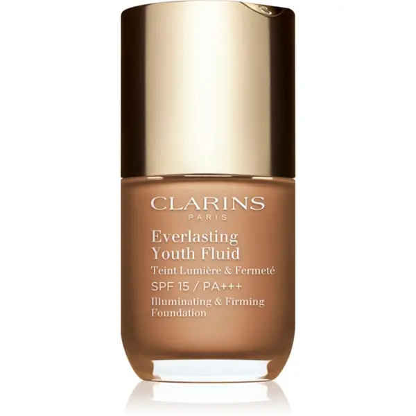 Clarins Clarins Everlasting Youth Fluid Foundation озаряващ фон дьо тен SPF 15 цвят 113 Chestnut 30 мл.