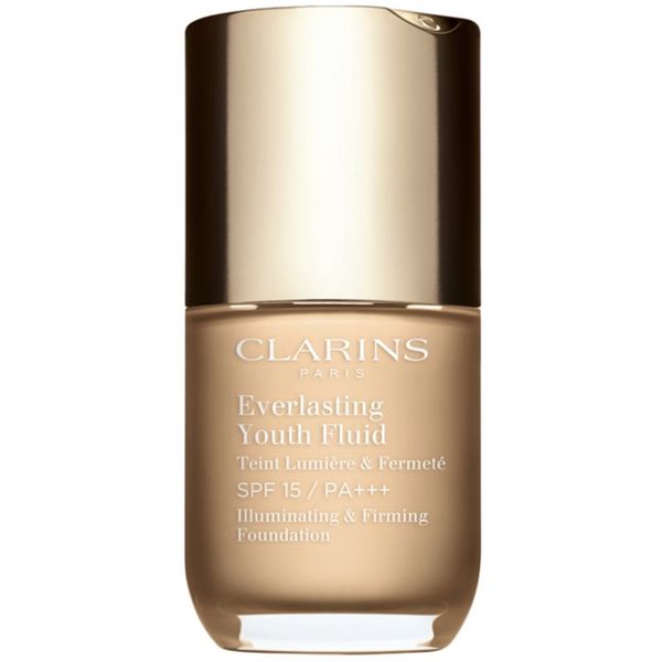 Clarins Clarins Everlasting Youth Fluid озаряващ фон дьо тен SPF 15 цвят 101 Linen 30 мл.