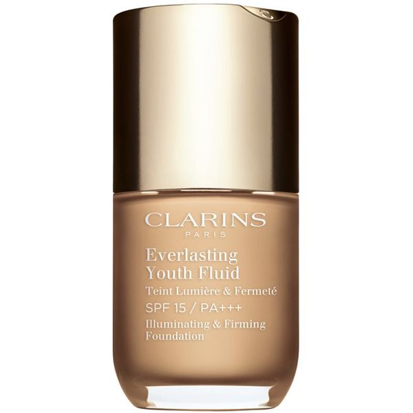Clarins Clarins Everlasting Youth Fluid озаряващ фон дьо тен SPF 15 цвят 106 Vanilla 30 мл.