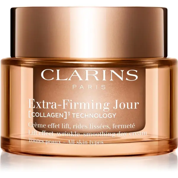 Clarins Clarins Extra-Firming Day Cream дневен лифтинг крем против бръчки за всички типове кожа на лицето 50 мл.