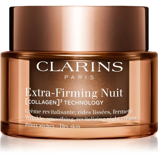 Clarins Clarins Extra-Firming Night Cream нощен крем-лифтинг против бръчки за суха кожа 50 мл.