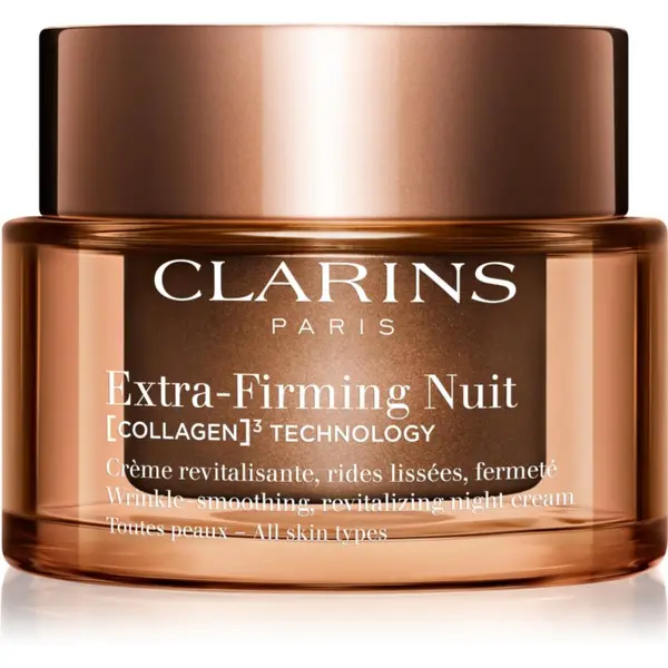 Clarins Clarins Extra-Firming Night Cream нощен крем-лифтинг против бръчки за всички типове кожа на лицето 50 мл.