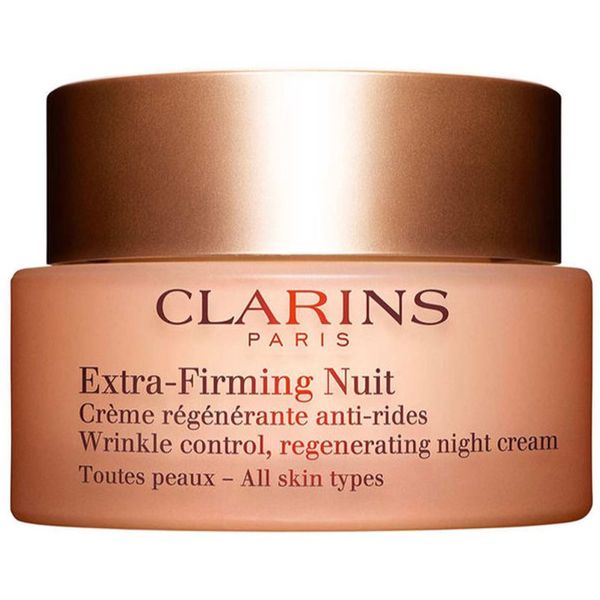 Clarins Clarins Extra-Firming Night стягащ нощен крем с регенериращ ефект  за всички типове кожа на лицето 50 мл.
