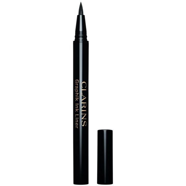 Clarins Clarins Graphik Ink Liner Liquid Eyeliner Pen дълготраен маркер за очи цвят 01 Intense Black 0.4 мл.