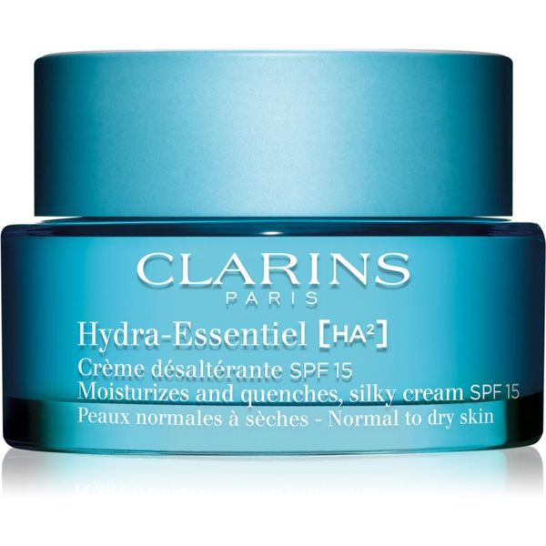 Clarins Clarins Hydra-Essentiel [HA²] Silky Cream SPF 15 копринено нежен хидратиращ крем SPF 15 50 мл.