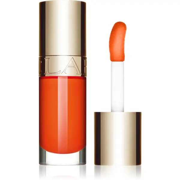 Clarins Clarins Lip Comfort Oil Limited Edition масло от нар с хидратиращ ефект цвят 22 daring orange 7 мл.