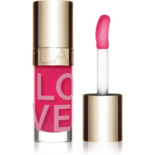 Clarins Clarins Lip Comfort Oil Love Collection масло от нар с хидратиращ ефект цвят 31 rosy kiss 7 мл.