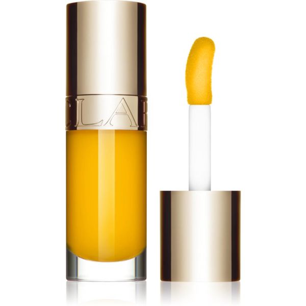 Clarins Clarins Lip Comfort Oil масло от нар с хидратиращ ефект цвят 21 joyful yellow 7 мл.